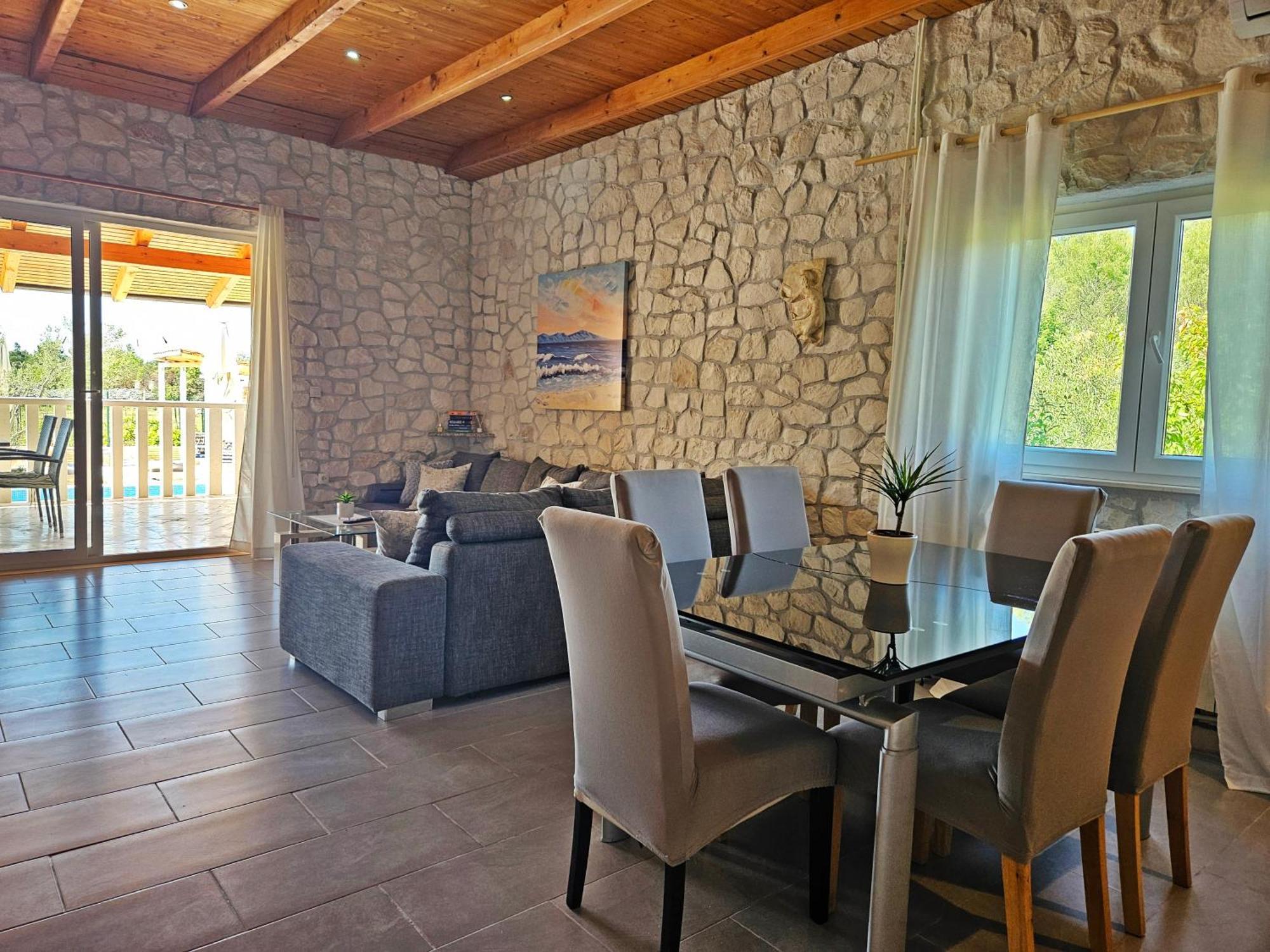 Flamingo - House With Private Pool Villa Gornji Seget Kültér fotó